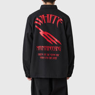 White Mountaineering Qotsa Songs For The Deaf Coach Jacket Jacket unisex detail view 3 | Dash Racegear — Exclusive White Mountaineering QOTSA Coach Jacket