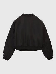 Adidas x Willy Chavarria Coaches Jacket Jacket unisex detail view 2 | Dash Racegear — Unisex black Adidas x Willy Chavarria coaches satin jacket with full zip and relaxed fit for everyday urban flair.