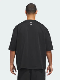 Adidas x Willy Chavarria T-shirt Shirt unisex detail view 2 | Dash Racegear — Sleek black Adidas x Willy Chavarria tee, perfect for relaxed outings or layering in streetwear looks.