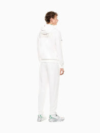 Winter Olympics 2026 Team Italy EA7 Emporio Armani Tracksuit Tracksuit unisex detail view 3 | Dash Racegear — Team Italy Winter Olympics 2026 EA7 Emporio Armani white tracksuit, casual comfort with premium style.
