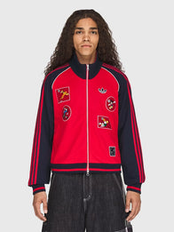 Adidas x Brain Dead x Disney Track Jacket Jacket unisex detail view 3 | Dash Racegear — Red women's track jacket by Adidas x Brain Dead x Disney offering a vibrant look and versatile casual styling.