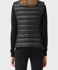 Womens Black Puffer Vest Vest women detail view 3 | Dash Racegear — Womens Black Puffer Vest