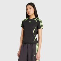 Teamgeist Adicolor Slim Jersey Jersey unisex detail view 2 | Dash Racegear — Adidas Teamgeist Adicolor slim black jersey from the 2025 collection