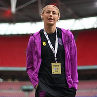 England Lionesses Nike Purple Hoodie Hoodie unisex front product view | Dash Racegear — Purple hoodie by Nike for Lionesses