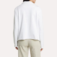 Womens White Peacoat Coat women detail view 3 | Dash Racegear — White Peacoat