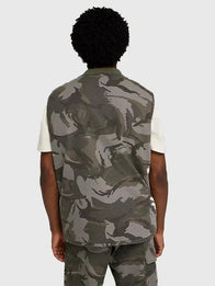 Stranger Things Wrangler Camo Vest Vest unisex detail view 4 | Dash Racegear — Wrangler x Stranger Things Season 5 Camo Full Zip Vest brings Hawkins attitude to everyday casual wear.