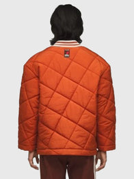 Adidas x Edison Chen Clot Wrap Jacket Jacket unisex detail view 3 | Dash Racegear — Orange Adidas Clot Wrap Puffer Jacket, lightweight yet warm, unisex fit with urban collaboration details.