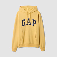 Yellow Gap Hoodie Hoodie unisex front product view | Dash Racegear — Classic Gap hoodie in warm yellow fabric