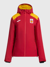 Winter Olympics 2026 Opening Ceremony Team Spain Jacket Jacket unisex detail view 7 | Dash Racegear — Team Spain red Joma Sport unisex anorak jacket is ideal for fans cheering at Milano Cortina 2026.