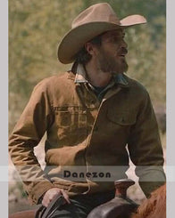 Yellowstone Lee Dutton Jacket Jacket unisex detail view 3 | Dash Racegear — Yellowstone Lee Dutton Brown Jacket