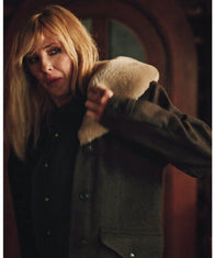 Yellowstone Beth Dutton Coat Coat unisex detail view 6 | Dash Racegear — Beth Dutton Shearling Wool Coat