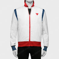 All of Us Are Dead Yoon Gwi Nam White Jacket Jacket unisex front product view | Dash Racegear — Yoon Gwi Nam White Cotton Jacket