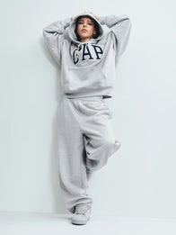 Gap x Young Miko Hoodie Hoodie unisex detail view 4 | Dash Racegear — 2026 Gap x Young Miko fleece hoodie in grey with cozy hood, great for relaxed street style.