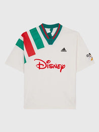 Brain Dead x Disney x Adidas Jacquard Soccer Jersey Jersey unisex front product view | Dash Racegear — Adidas Brain Dead Disney 2026 white soccer jersey, blending football culture with a bold artistic collaboration style.