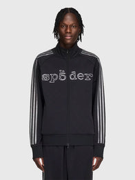 Adidas x Sp5der Rhinestone Tracksuit Tracksuit unisex detail view 2 | Dash Racegear — The 2026 Adidas x Sp5der Tracksuit blends rhinestone accents, sporty comfort, and a contemporary unisex silhouette.