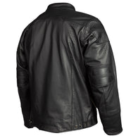 Klim Sixxer Gunmetal Black Leather Jacket adventure motorcycle jacket - DASH RACEGEAR image 2