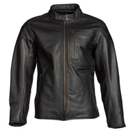 Klim Sixxer Gunmetal Black Leather Jacket adventure motorcycle jacket - DASH RACEGEAR image 3