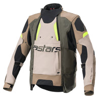 Alpinestars Halo Drystar Khaki/Sand/Fluro Adventure Jacket adventure motorcycle jacket - DASH RACEGEAR image 1