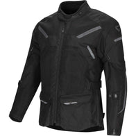 DriRider Apex 6 Airflow Black/Black Jacket adventure motorcycle jacket - DASH RACEGEAR image 1