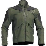 Thor Terrain Army/Charcoal Adventure Jacket adventure motorcycle jacket - DASH RACEGEAR image 1