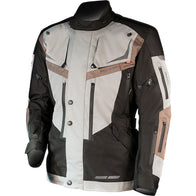 MotoDry Rallye 2 Black/Sand/Brown Adventure Jacket adventure motorcycle jacket - DASH RACEGEAR image 1