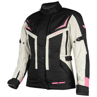 MotoDry Rallye 2 Black/Grey/Magenta Womens Adventure Jacket adventure motorcycle jacket - DASH RACEGEAR image 1