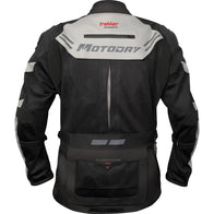 MotoDry Trekker Pro-Summer Black/Anthracite/Grey Adventure Jacket adventure motorcycle jacket - DASH RACEGEAR image 2