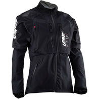 Leatt 2026 4.5 HydraDri Black Waterproof Jacket adventure motorcycle jacket - DASH RACEGEAR image 1