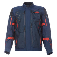 Klim Badlands Pro Dress Blues/Red Oxide Jacket adventure motorcycle jacket - DASH RACEGEAR image 3