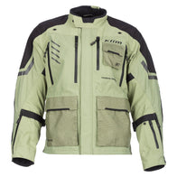 Klim Carlsbad Oil Green Jacket adventure motorcycle jacket - DASH RACEGEAR image 1