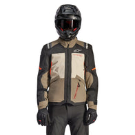 Alpinestars Andes V4 Drystar Walnut Mastic Black Jacket adventure motorcycle jacket - DASH RACEGEAR image 3