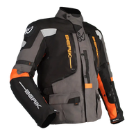 Berik Explorer ADV Textile Black/Grey/Orange Jacket adventure motorcycle jacket - DASH RACEGEAR image 1