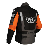 Berik Explorer ADV Textile Black/Grey/Orange Jacket adventure motorcycle jacket - DASH RACEGEAR image 2