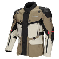 DriRider Vortex Adventure 3 Khaki/Stone/Black Jacket adventure motorcycle jacket - DASH RACEGEAR image 1