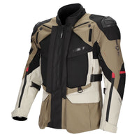 DriRider Vortex Adventure 3 Khaki/Stone/Black Jacket adventure motorcycle jacket - DASH RACEGEAR image 2