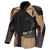 DriRider Vortex Adventure 3 Grey/Brown/Black Jacket adventure motorcycle jacket - DASH RACEGEAR image 2