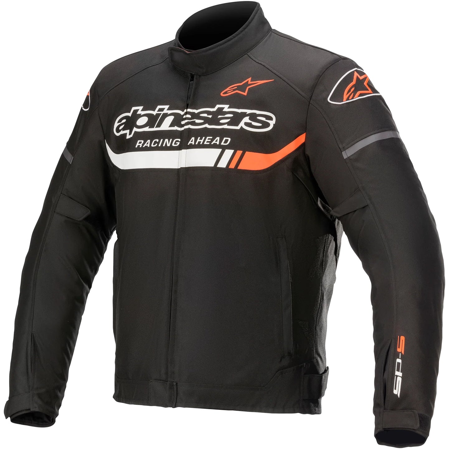 Alpinestars T-SP S Ignition WP Textile Jacket - Black / White / Red Fluo by Alpinestars - clearance motorcycle jacket