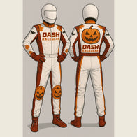 Autumn Jack-O'-Lantern Halloween Race Suit by Dash Racegear, product gallery view 1 of 2