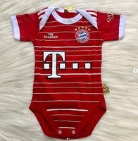 Bayern Munchen 1st Home Baby Jersey Romper - baby romper image 1