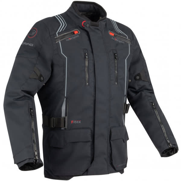 Bering Flagstaff Textile Jacket - Black by Bering - clearance motorcycle jacket