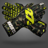 CAMO 3 Army/Black/Fluo-Yellow - Glove | DASH RACEGEAR