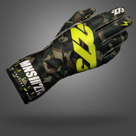 CAMO 3 Army/Black/Fluo-Yellow - Glove | DASH RACEGEAR