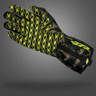 CAMO 3 Army/Black/Fluo-Yellow - Glove | DASH RACEGEAR