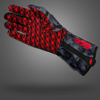 CAMO 3 Black/Gray/White - Glove | DASH RACEGEAR