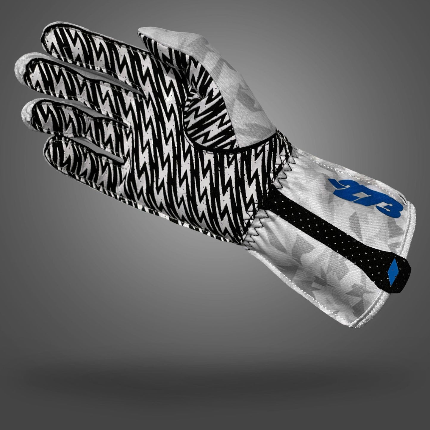 CAMO 3 White/Gray/Silver - Glove | DASH RACEGEAR