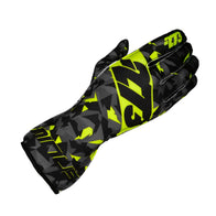 CAMO Black/Gray/Fluo Yellow - Glove | DASH RACEGEAR