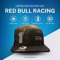 Red Bull Racing Cap for Kids - Original Kids F1 Max Verstappen... - kids cap image 2