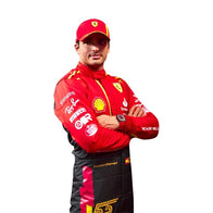 2023 Carlos Sainz Ferrari F1 Spain GP Replica Race Suit Dash Racegear product image 1