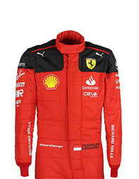 2023 Charles Leclerc Ferrari F1 Race Suit REPLICA Dash Racegear product image 4
