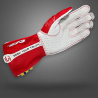 -273 x AYRTON SENNA Red - Glove | DASH RACEGEAR